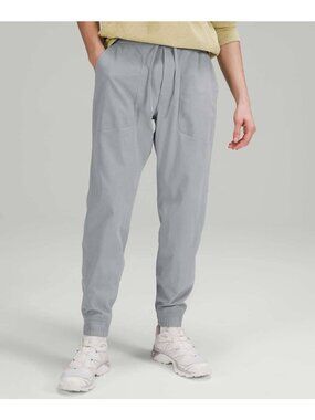 Lululemon ABC Jogger Ventlight Pant Men Large Utility Gray Athleisure Workout
